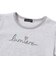長袖リブカーディガン+天竺ボーダーロゴ半袖Tシャツ セット(90~150cm)