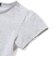 長袖リブカーディガン+天竺ボーダーロゴ半袖Tシャツ セット(90~150cm)