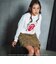 【ザ・ローリング・ストーンズｘNEXCHIC】天竺フロッキープリントTシャツ(110~150cm)