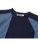 【店舗限定】配色切り替えラグランロングTシャツ(95~150cm)