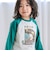 ロゴパッチ刺しゅうラグラン長袖Tシャツ(80~130cm)