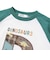 ロゴパッチ刺しゅうラグラン長袖Tシャツ(80~130cm)