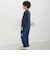 【店舗限定】カーゴ刺しゅうストレッチデニムパンツ(95~160cm)