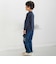 【店舗限定】カーゴ刺しゅうストレッチデニムパンツ(95~160cm)