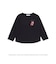 【ザ・ローリング・ストーンズｘSLAP】フロントｘバックロゴプリント長袖Tシャツ(80~130cm)