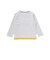 電車モチーフサガラ刺しゅうボーダー柄長袖Tシャツ(80~130cm)