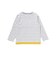 電車モチーフサガラ刺しゅうボーダー柄長袖Tシャツ(80~130cm)