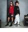 【ザ・ローリング・ストーンズｘNEXCHIC】裏毛ラインパンツ(110~150cm)