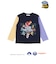 【パウ・パトロール×SLAPSLIP】無地＆袖切り替えプリント長袖Tシャツ(90~130cm)