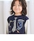 ネクタイメガネパッチ袖切り替え長袖Tシャツ(80~130cm)