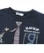 ネクタイメガネパッチ袖切り替え長袖Tシャツ(80~130cm)