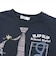 ネクタイメガネパッチ袖切り替え長袖Tシャツ(80~130cm)
