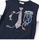 ネクタイメガネパッチ袖切り替え長袖Tシャツ(80~130cm)