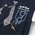 ネクタイメガネパッチ袖切り替え長袖Tシャツ(80~130cm)
