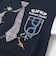 ネクタイメガネパッチ袖切り替え長袖Tシャツ(80~130cm)