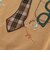 ネクタイメガネパッチ袖切り替え長袖Tシャツ(80~130cm)
