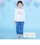 【サンリオキャラクターズｘSLAPSLIP】パッチ刺しゅう肩フリル長袖Tシャツ(80~130cm)