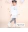 【サンリオキャラクターズｘSLAPSLIP】パッチ刺しゅう肩フリル長袖Tシャツ(80~130cm)