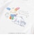 【サンリオキャラクターズｘSLAPSLIP】パッチ刺しゅう肩フリル長袖Tシャツ(80~130cm)