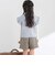 千鳥チェック ラップスカート風ショートパンツ(90~140cm)