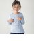 パリジェンヌツイードパッチバックフリル長袖Tシャツ(90~150cm)