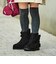 スウェードサイドフリルショートブーツ(16~21cm)