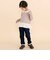 裾フリルスパンテレコ長袖Tシャツ(80~130cm)