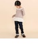 裾フリルスパンテレコ長袖Tシャツ(80~130cm)