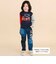 乗り物プリント袖切り替え長袖Tシャツ(80~130cm)