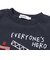 乗り物プリント袖切り替え長袖Tシャツ(80~130cm)
