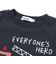乗り物プリント袖切り替え長袖Tシャツ(80~130cm)