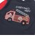 乗り物プリント袖切り替え長袖Tシャツ(80~130cm)