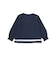 裾梯子レース天竺長袖Tシャツ(80~130cm)