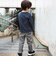 メランジストレッチ ストレートパンツ(100~160cm)