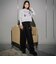 バタフライロゴフード付き長袖トップス(130~160cm)