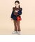 裾リボンハートパッチ付きフレアパンツ(80~130cm)