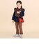 裾リボンハートパッチ付きフレアパンツ(80~130cm)