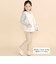 裾リボンハートパッチ付きフレアパンツ(80~130cm)