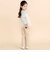 裾リボンハートパッチ付きフレアパンツ(80~130cm)