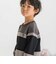 【店舗限定】配色異素材トップス(95～160cm)