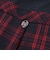 【店舗限定】ポンチチェックドッキングワンピース(95～150cm)