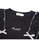 肩フリルハート刺しゅう長袖Tシャツ(80~130cm)