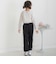 【店舗限定】ポンチ裾リボンパールロングパンツ(95～150cm)