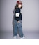 フラップポケット風バレルパンツ(110~150cm)