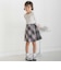 【店舗限定】チェック巻きスカートキュロット(95～160cm)