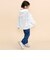 裾フリル花レースジャケット(90~130cm)