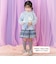 【スラプリ】切り替えフリルチェック柄キュロット(90~130cm)