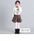 ヘリンボン切替プリーツショートパンツ(80~150cm)