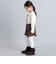 ヘリンボン切替プリーツショートパンツ(80~150cm)