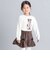 ヘリンボン切替プリーツショートパンツ(80~150cm)